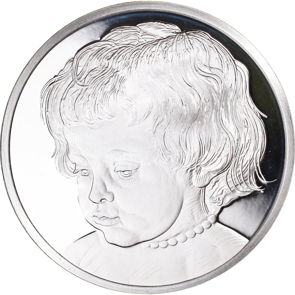 France, Medal, Peinture, Rubens, Portrait de Nicolas Rubens, 1980, Proof