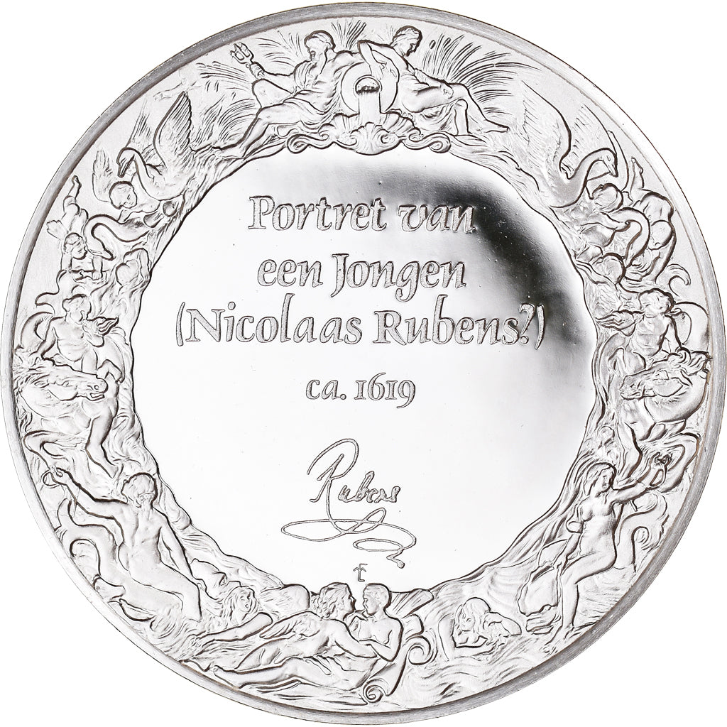 France, Medal, Peinture, Rubens, Portrait de Nicolas Rubens, 1980, Proof