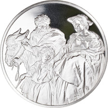 Francia, medalla, Peinture, Rubens, Le Retour d'Egypte, 1980, Proof, FDC, Plata