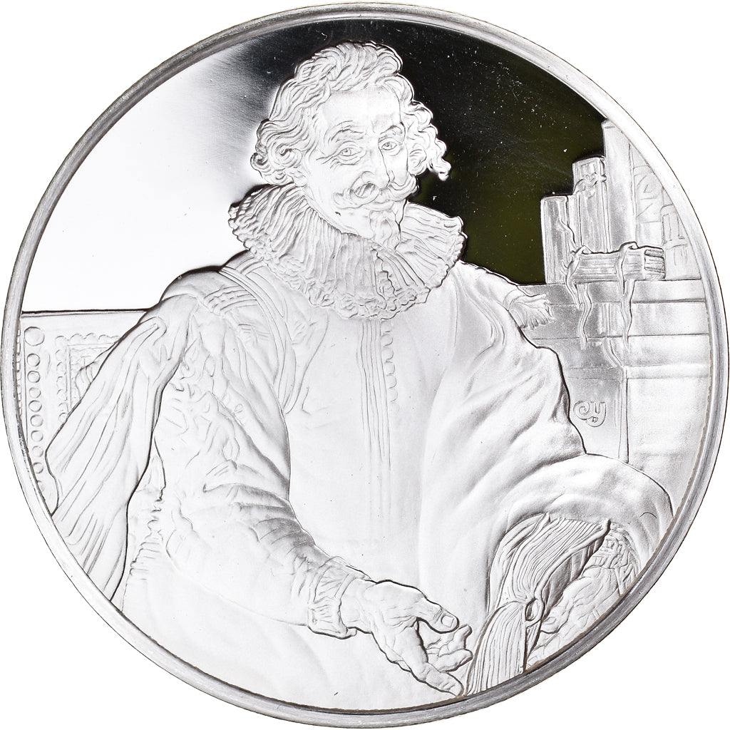 France, Medal, Peinture, Rubens, Portrait de Ludovicus Nonnius, 1980, Proof