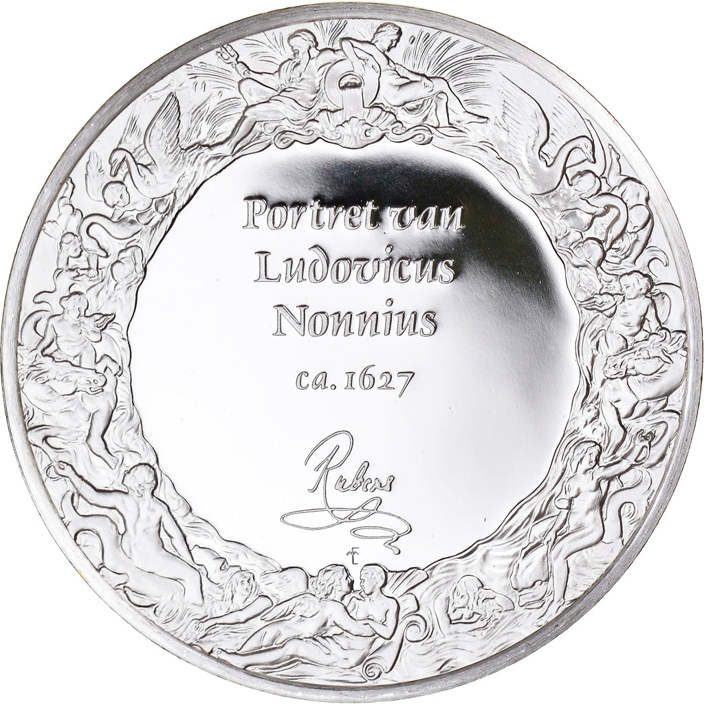 France, Medal, Peinture, Rubens, Portrait de Ludovicus Nonnius, 1980, Proof