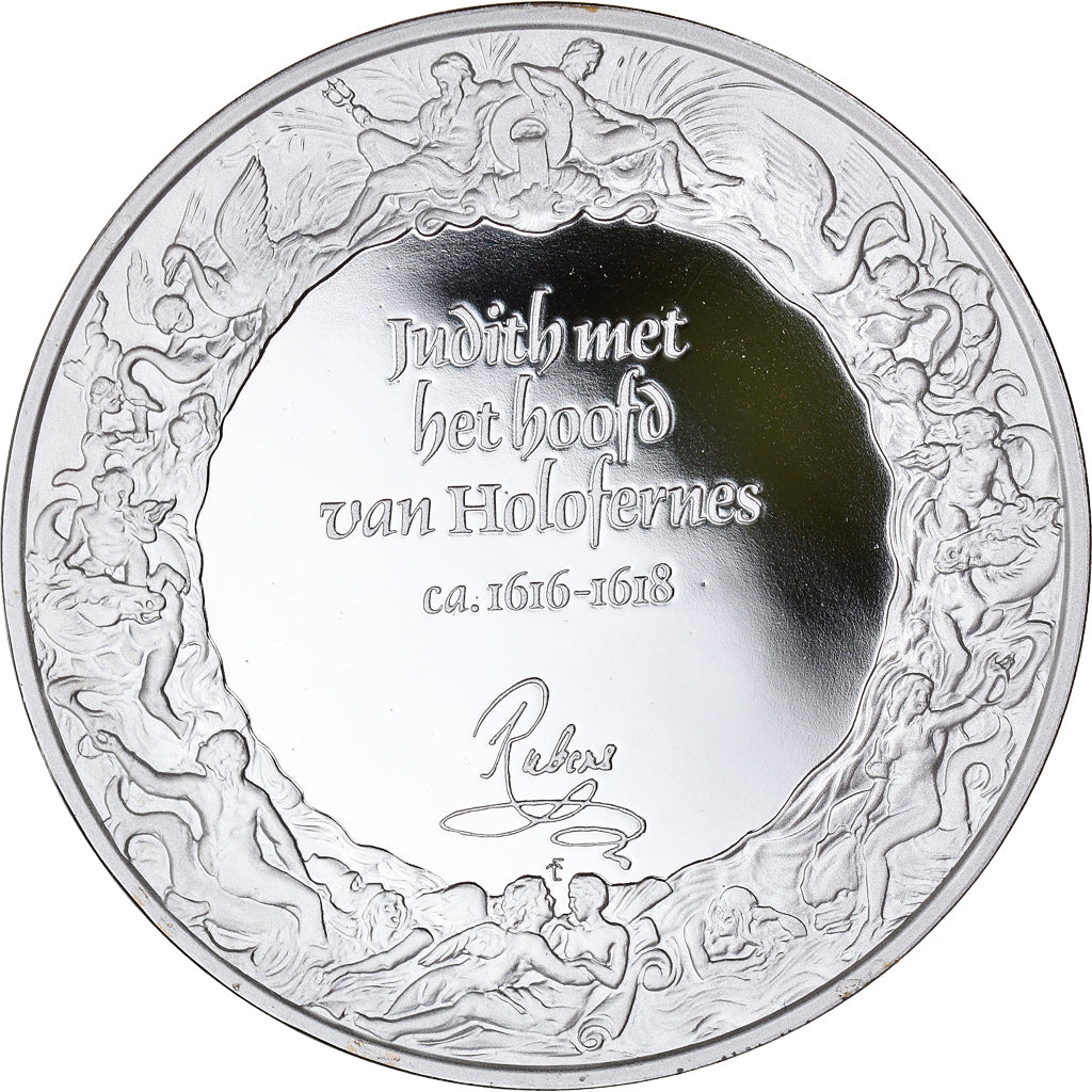 France, Medal, Peinture, Rubens, Judith tenant la Tête d'Holopherne, 1980