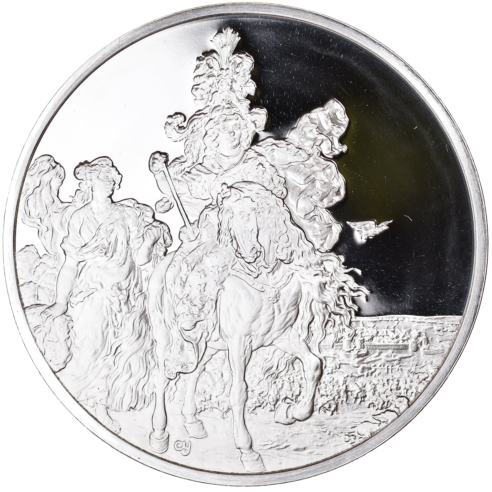 France, Medal, Peinture, Rubens, Le Triomphe de Juliers, 1980, Proof, MS(65-70)