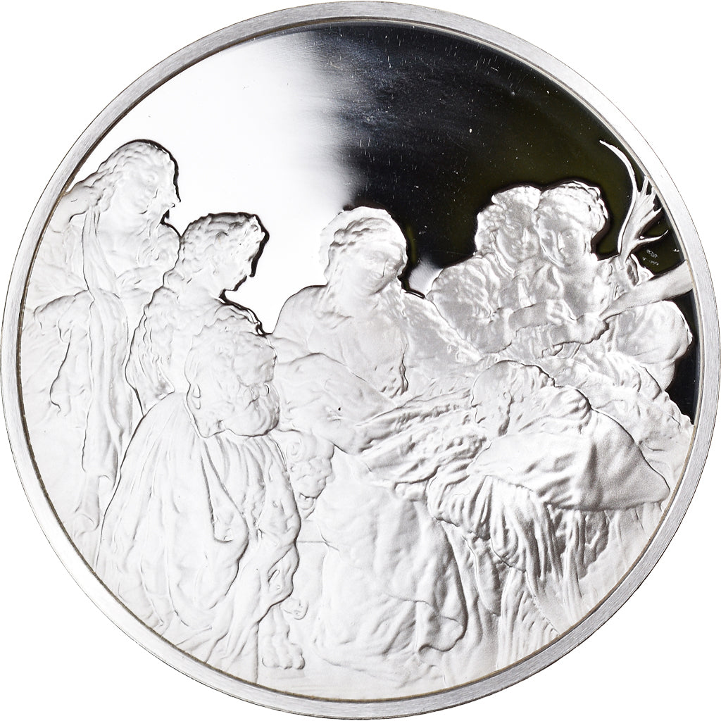 Frankreich, Medaille, Peinture, Rubens, la Madonne et Saint Ildefonse, 1980