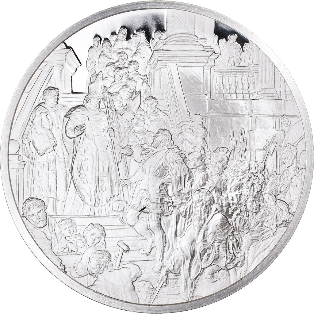 Francia, medaglia, Peinture, Rubens, La Vocation de Saint Bavon, 1980, Proof