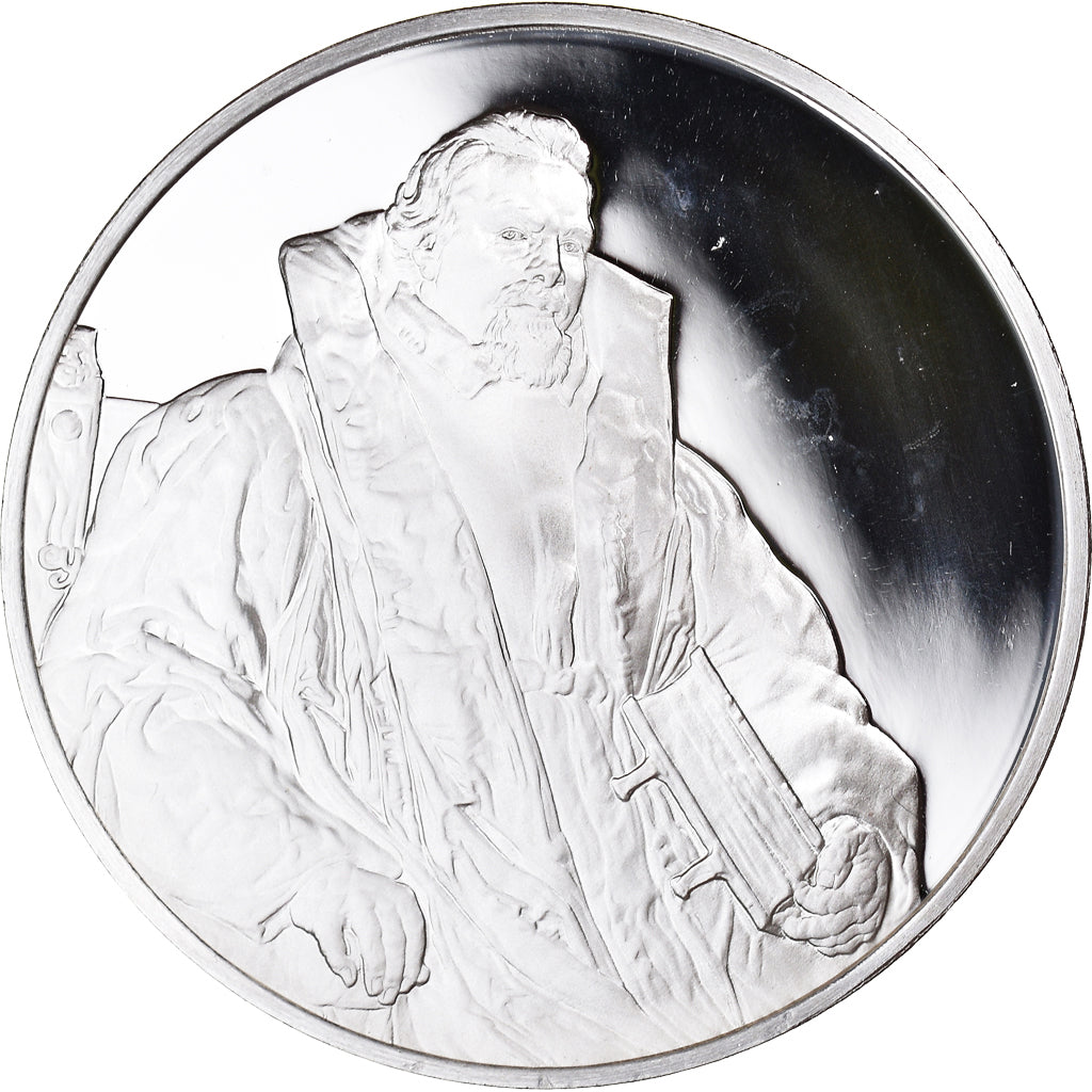 Francja, medal, Peinture, Rubens, Henri Van Thulden, 1980, Proof, MS(65-70)