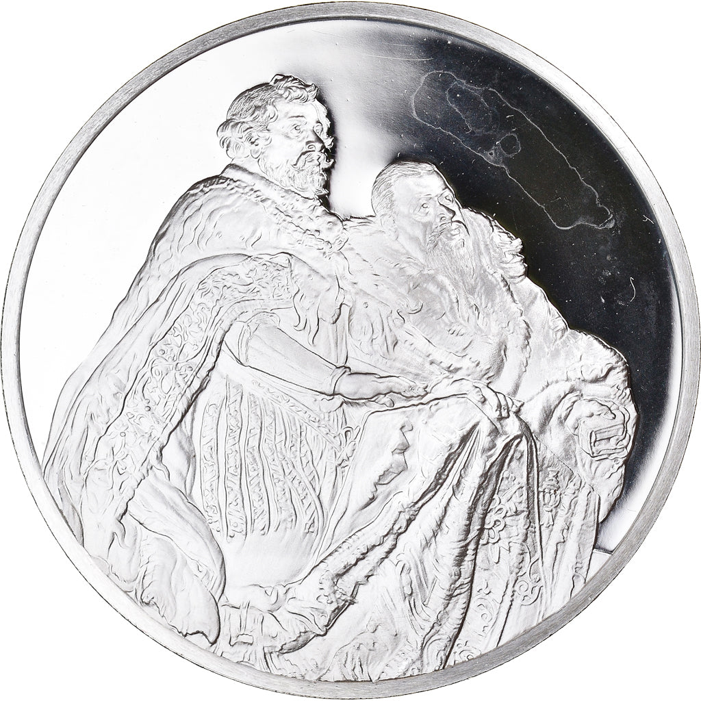 France, Medal, Peinture, Rubens, La Sainte-Trinité adorée par Vincent de