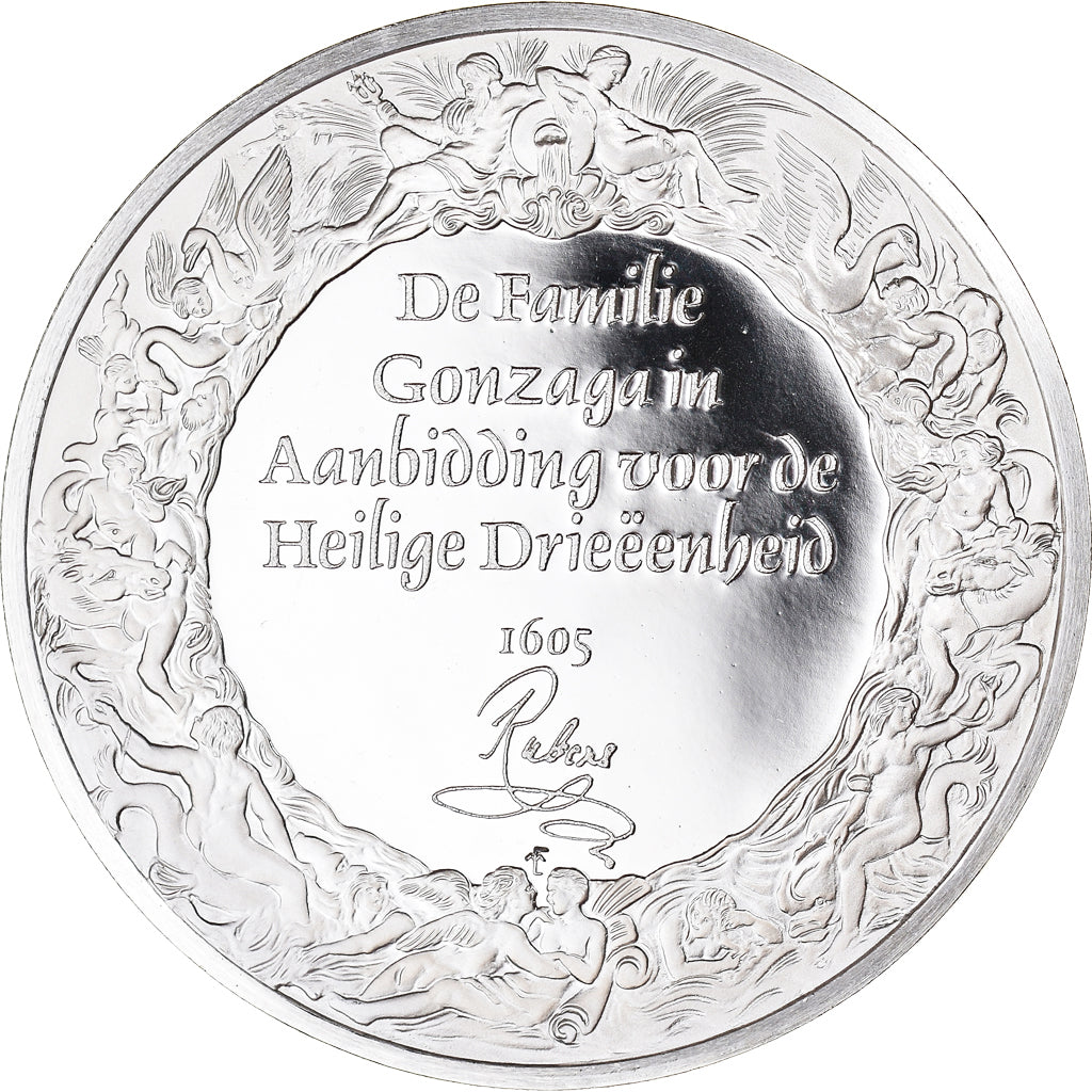 France, Medal, Peinture, Rubens, La Sainte-Trinité adorée par Vincent de
