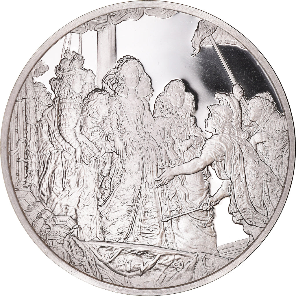 France, Médaille, Peinture, Rubens, L'Arrivée de Marie de Médicis à