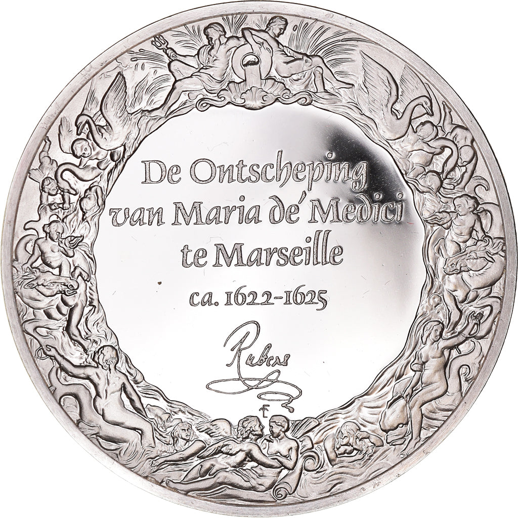 France, Médaille, Peinture, Rubens, L'Arrivée de Marie de Médicis à