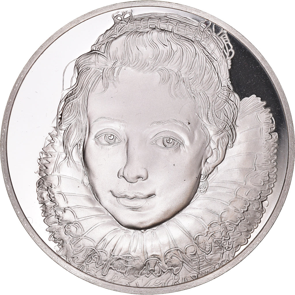 Frankreich, Medaille, Peinture, Rubens, Portrait d'une Jeune Fille, 1980, Proof