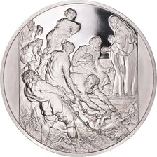 France, Medal, Peinture, Rubens, La Pêche Miraculeuse, 1980, Proof, MS(65-70)