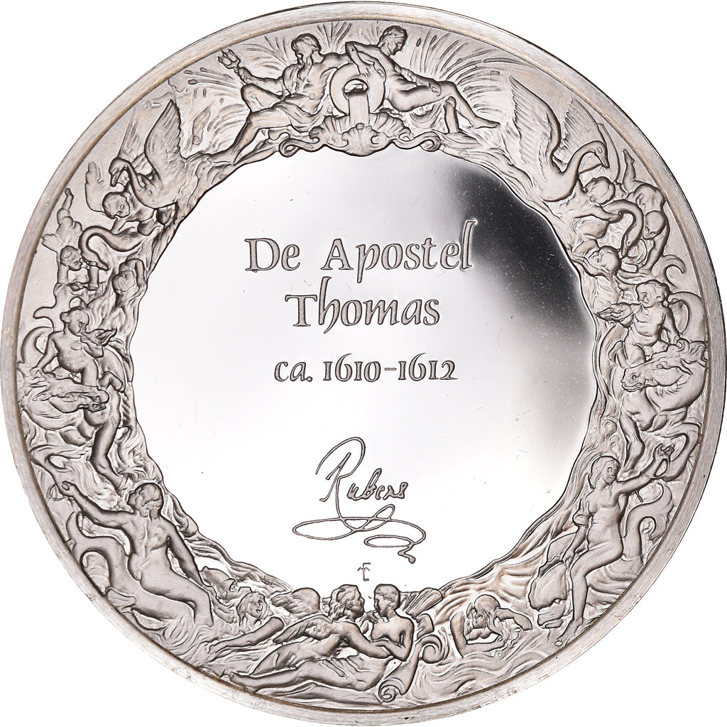 France, Medal, Peinture, Rubens, L'Apôtre Thomas, 1980, Proof, MS(65-70)