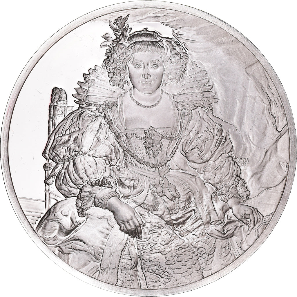 France, Médaille, Peinture, Rubens, Hélène de Fourment dans sa Robe de