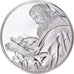 Francia, medalla, Peinture, Rubens, L'Apôtre Simon, 1980, Proof, FDC, Plata