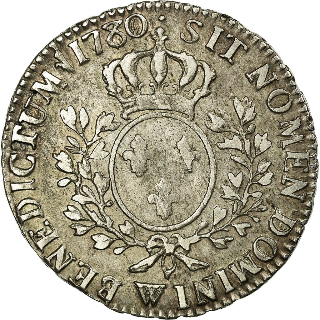 Münze, Frankreich, Louis XVI, 1/2 Écu, 1/2 ECU, 44 Sols, 1780, Lille, SS