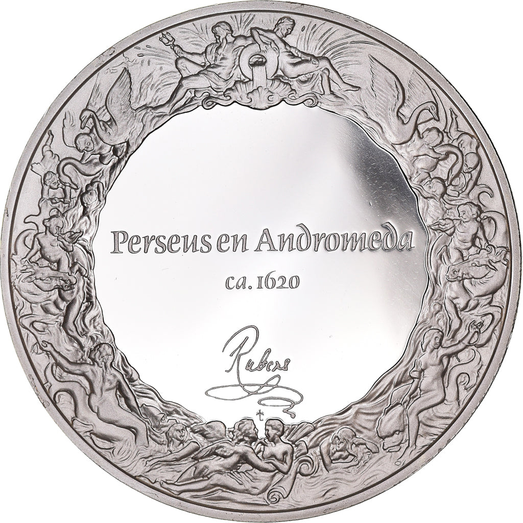 France, Médaille, Peinture, Rubens, Persée et Andromède, 1980, Proof, FDC