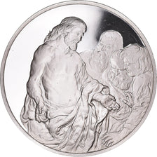 France, Medal, Peinture, Rubens, L'Incrédulité de Saint Thomas, 1980, Proof