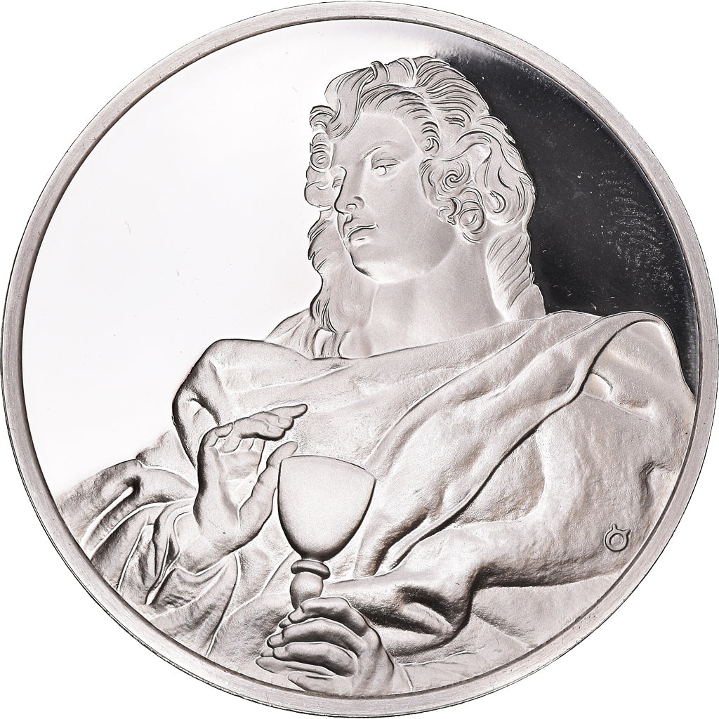 France, Medal, Peinture, Rubens, Jean l'Evangéliste, 1980, Proof, MS(65-70)