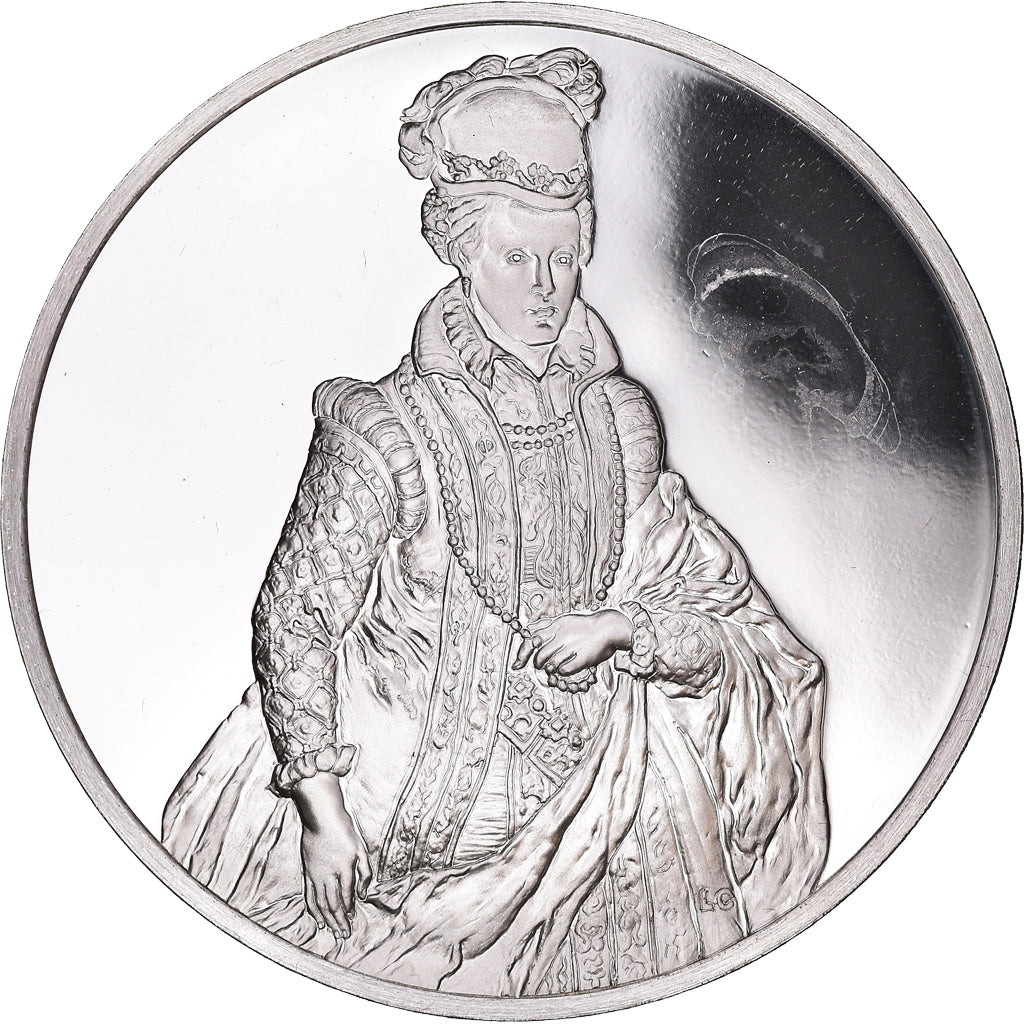 France, Médaille, Peinture, Rubens, portrait de Jeanne d'Autriche, 1980, Proof