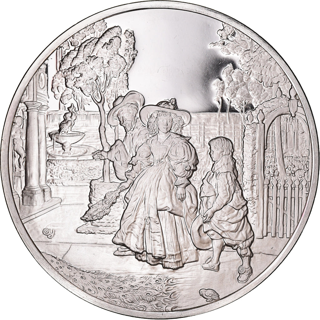Frankrijk, Medaille, Peinture, Rubens, Rubens et Hélène Fourment, 1980, Proof