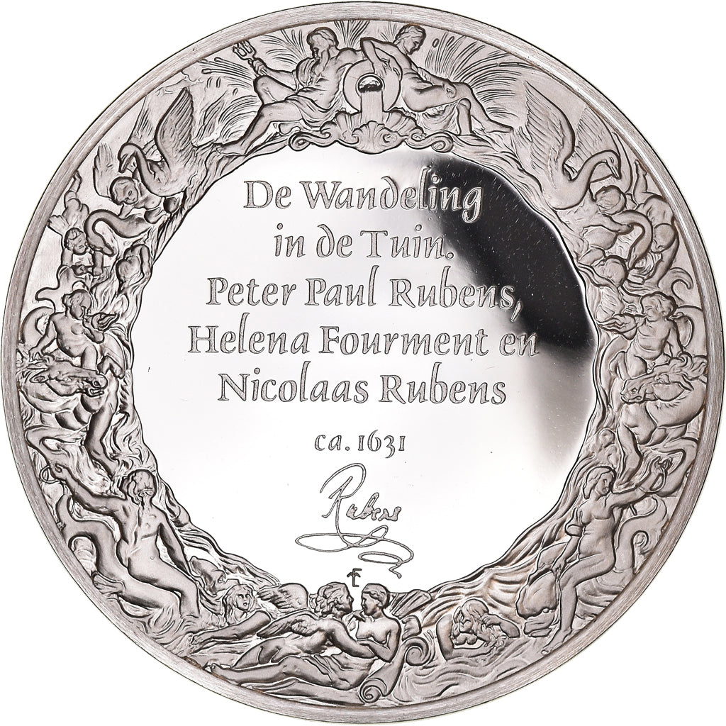 Frankrijk, Medaille, Peinture, Rubens, Rubens et Hélène Fourment, 1980, Proof