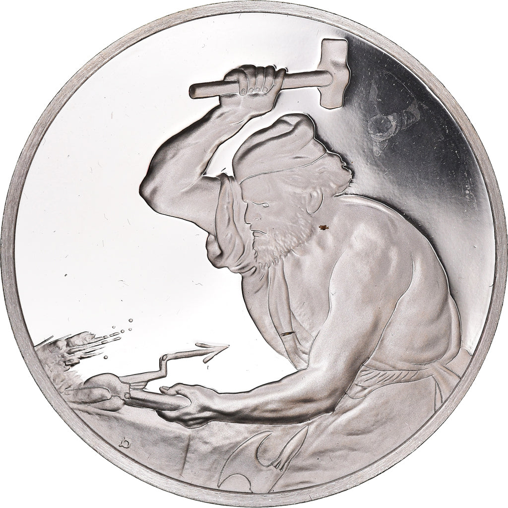 Frankreich, Medaille, Peinture, Rubens, Vulcain, 1980, Proof, STGL, Silber