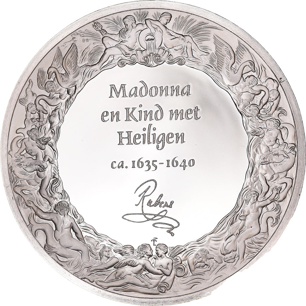 Frankreich, Medaille, Peinture, Rubens, Madone entourée de Saints, 1980, Proof