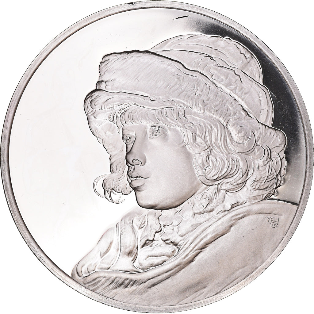 Frankreich, Medaille, Peinture, Rubens, Portrait de Nicolas Rubens, 1980, Proof