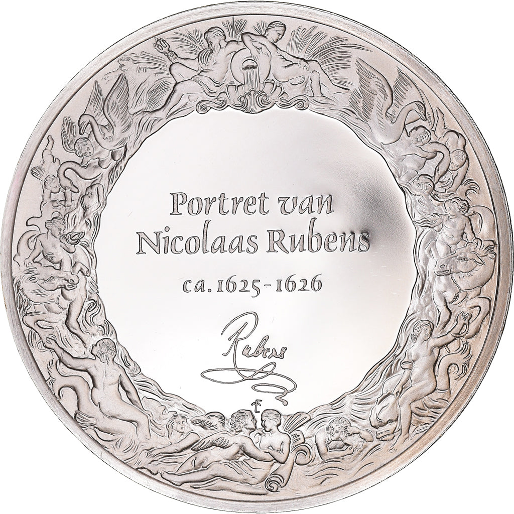 Frankreich, Medaille, Peinture, Rubens, Portrait de Nicolas Rubens, 1980, Proof