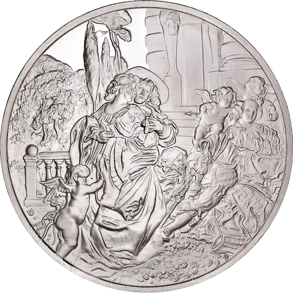France, Medal, Peinture, Rubens, Le Jardin d'Amour, 1980, Proof, MS(65-70)