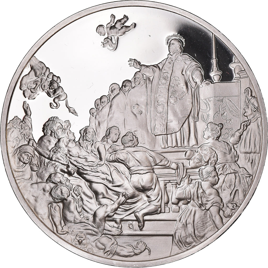 Francia, medalla, Peinture, Rubens, Les Miracles de Saint Ignace de Loyola