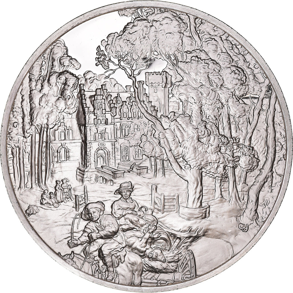 França, medalha, Peinture, Rubens, Paysage avec le Steen, 1980, Proof