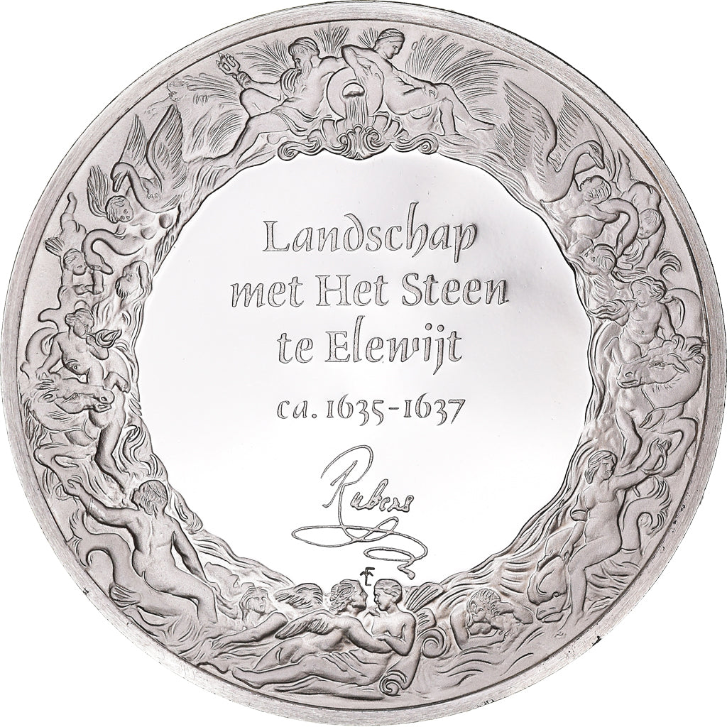 França, medalha, Peinture, Rubens, Paysage avec le Steen, 1980, Proof