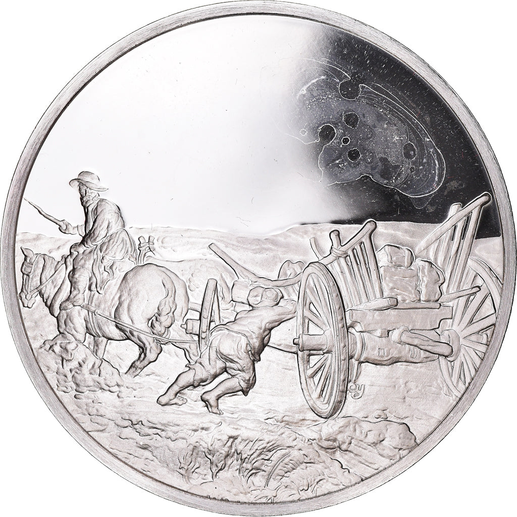 France, Medal, Peinture, Rubens, Le Gué, 1980, Proof, MS(65-70), Silver