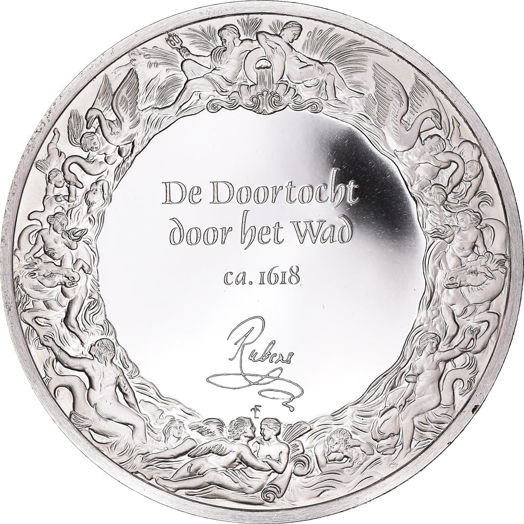 France, Medal, Peinture, Rubens, Le Gué, 1980, Proof, MS(65-70), Silver