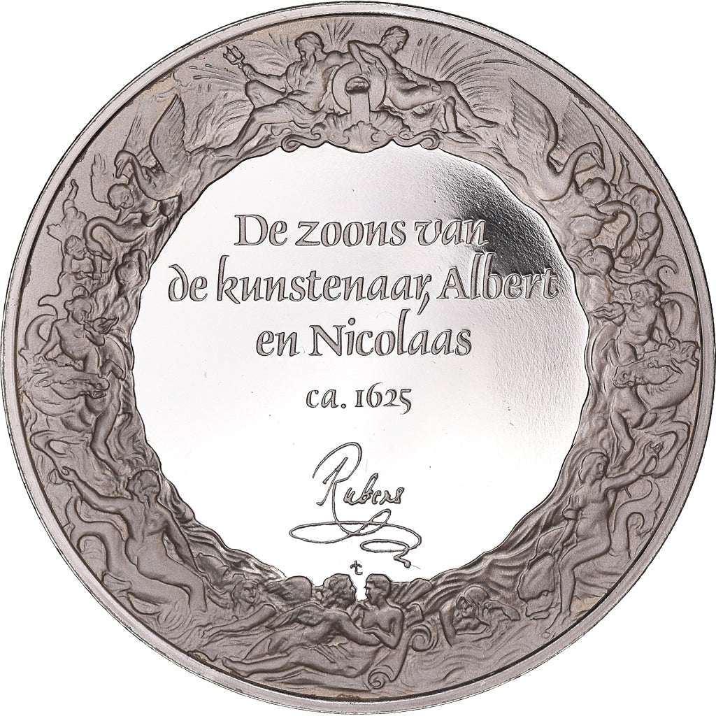 Francia, medalla, Peinture, Rubens, Albert et Nicolas Rubens, 1980, Proof, FDC