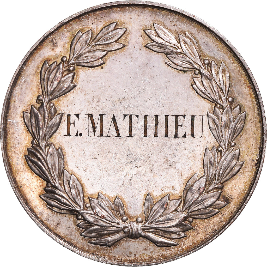 Francja, medal, La Société Industrielle de Reims, AU(55-58), Miedź