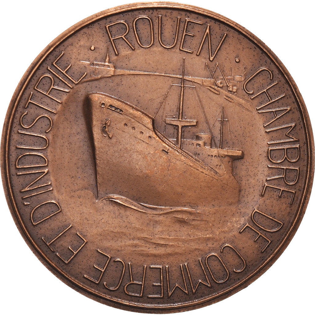 France, Médaille, Chambre de Commerce et d'Industrie de Rouen, 1978, Coeffin