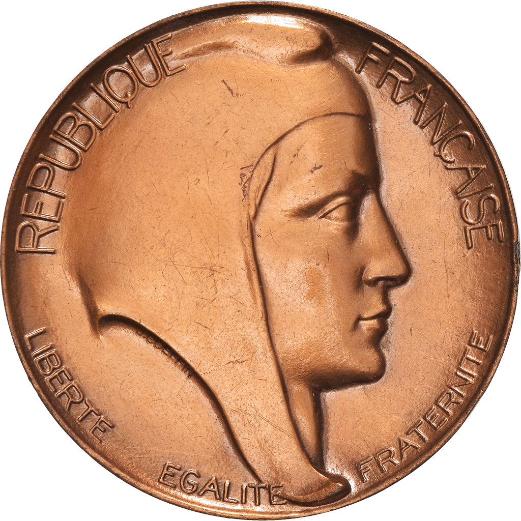 Francia, medalla, Offert par M. Durieux, Sénateur, Politics, Coeffin, EBC