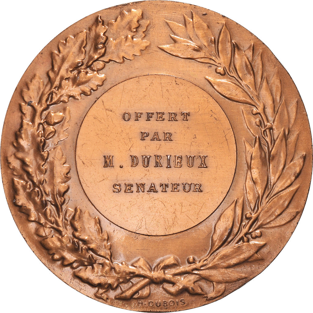 Francia, medalla, Offert par M. Durieux, Sénateur, Politics, Coeffin, EBC