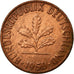 Münze, Bundesrepublik Deutschland, Pfennig, 1950, Karlsruhe, SS+, Copper Plated