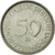 Moneta, Niemcy - RFN, 50 Pfennig, 1974, Karlsruhe, AU(50-53), Miedź-Nikiel