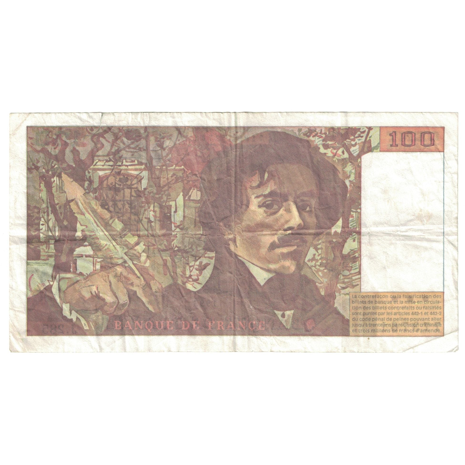 Francia, 100 Francs, 1995, BB, Fayette:69ter.2b, KM:154h