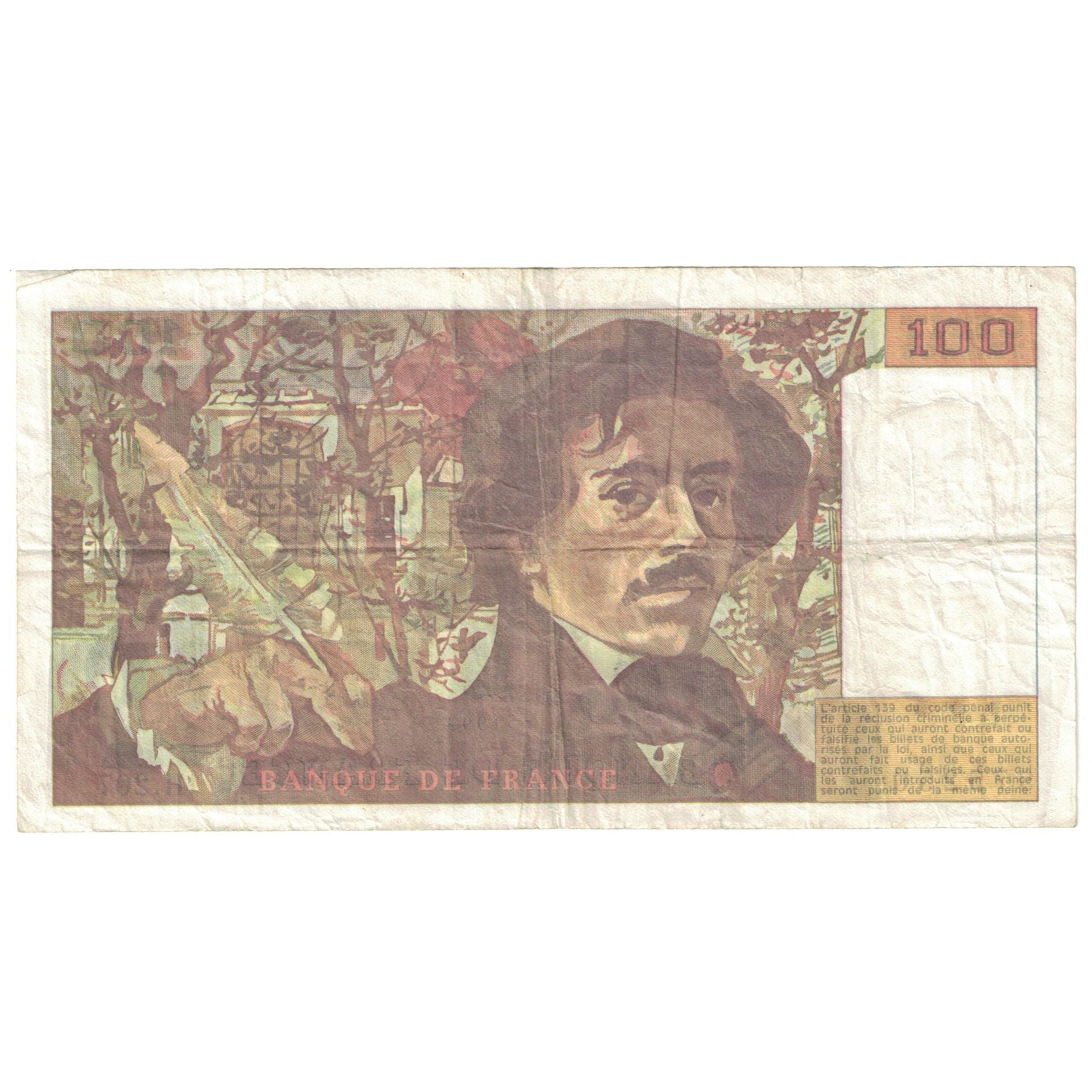 Frankreich, 100 Francs, 1993, S, Fayette:69bis.05, KM:154g