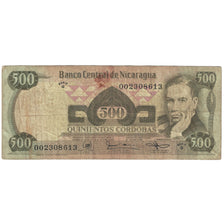 Biljet, Nicaragua, 500 Cordobas, 1985, KM:142, TB