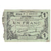 França, Fourmies, 1 Franc, 1916, VF(20-25)