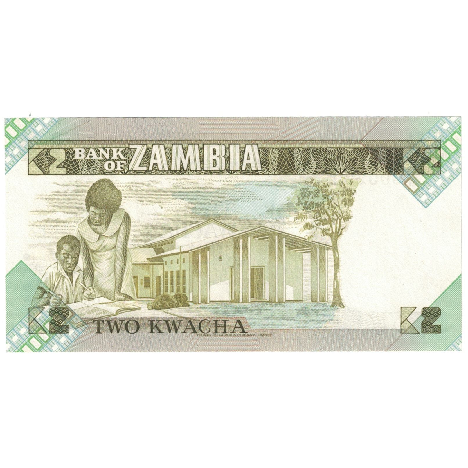 Banknote, Zambia, 2 Kwacha, KM:24c, UNC(65-70)
