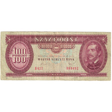 Banknote, Hungary, 100 Forint, 1990, 1992-01-15, KM:174a, VG(8-10)