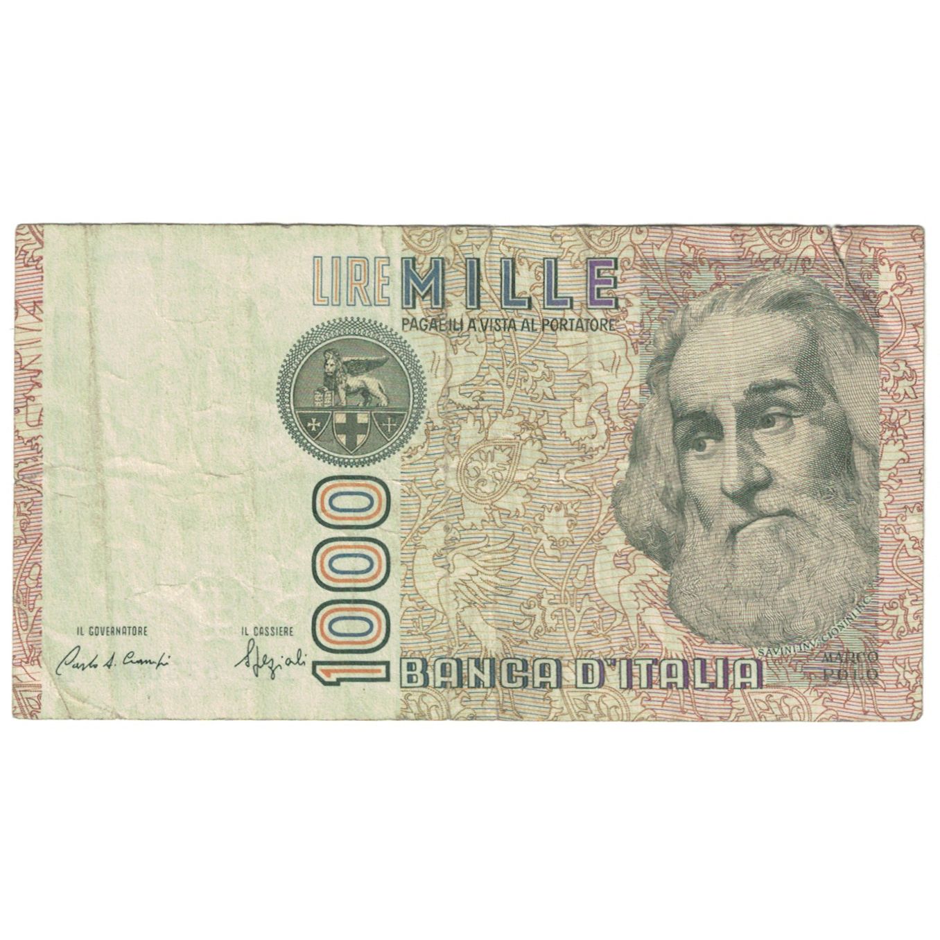 Banknote, Italy, 1000 Lire, D.1982, KM:109b, VG(8-10)